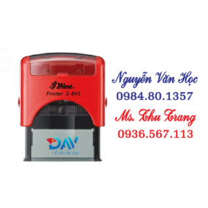 Cách xử lý con dấu đóng bị mờ, nhòe nét hoặc kẹt lò xo dập